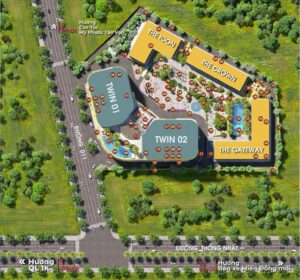 Bcons Center City mặt bằng 1